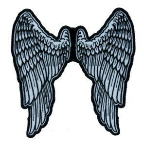 Broken hearted angel wings iron on craft motif élégant patch