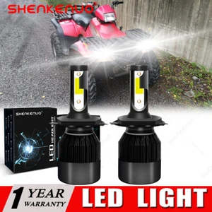 2PC white LED Headlight bulbs for Polaris Sportsman 335 1999-2000; ATV 4 wheeler - Picture 1 of 12