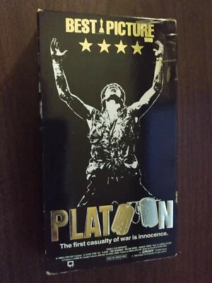 Platoon, Vestron Inc, VHS 1988, Used. - Image 1 of 2