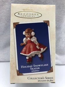 Hallmark Keepsake Holiday Snowflake Skater Madame Alexander Ornament 2003 - Picture 1 of 7