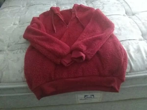 Women's Hoodie, Burgundy, Puffy, Medium - Bild 1 von 10