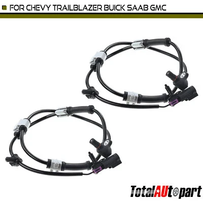 Sensor de velocidad de rueda ABS para Chevrolet GMC Buick Saab Oldsmobile Isuzu delantero 2 piezas Foto 1 de 4