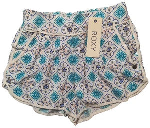 ROXY Women Small Diamond Sky Booty Shorts NEW - Picture 1 of 11
