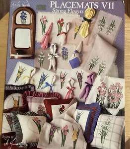 Placemats VII 🌷 Spring Flowers Cross Stitch Leaflet 🌷 A Jensen Arts - Picture 1 of 6