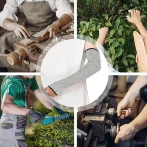 Mangas de brazo resistentes a cortes protección de seguridad integral cocinas talleres O B8J7 - Imagen 1 de 18