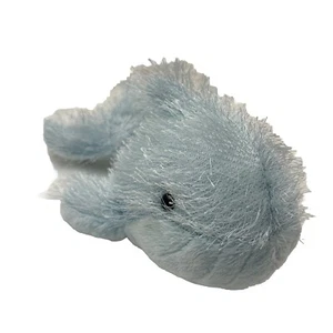 Blue Whale Fuzzy Haired HM356 Ganz Webkinz Plush 10" Stuffed Toy Lovey No Code - Picture 1 of 13