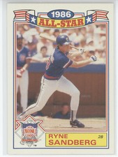 1987 Topps Glossy All-Stars #3 Ryne Sandberg (Cubs)