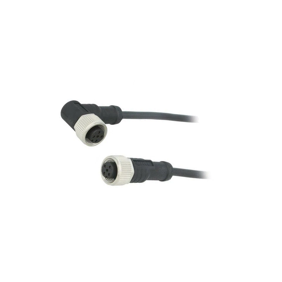 M12A05FL-12AFR-SB001 Kabel: für Sensoren/Automaten PIN: 5 M12-M12 1m Stecker 60V - Image 1 of 1
