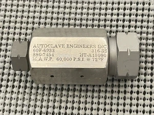60F6933 PARKER AUTOCLAVE INGENIEROS ACOPLAMIENTO DE ALTA PRESIÓN - Imagen 1 de 8