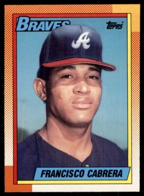 1990 Topps Francisco Cabrera Atlanta Braves #254 - Image 1 of 2