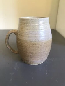 Vintage studio pottery vase Stoneware signed JW Potters Stamp Mark - Picture 1 of 15