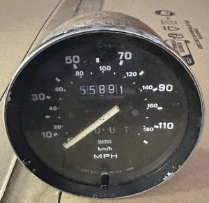 Smiths 110mph mechanischer Tacho Triumph Classic Kit Auto - Bild 1 von 3