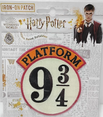 Harry Potter Iron-On Patch "Platform 9 3/4" For Clothing & Accessories - Image 1 of 3