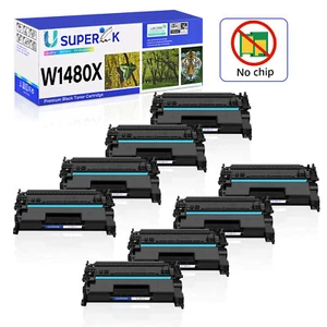 8PK 148X W1480X Toner Cartridge for HP LaserJet Pro 4001n MFP 4101fdw~NO CHIP - Picture 1 of 24