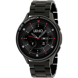 Smartwatch Homme LIU JO LUXURY VOICE SWLJ076 Acier Inoxydable Noir Touchscreen - Photo 1/1