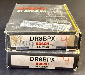 New Bosch Platinum Spark Plug DR8BPX PACK OF 8 Vd8 - Picture 1 of 3