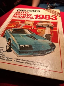 Vintage 1983 Chilton's Auto Repair Manual 7200 Illustrated HB American Cars - Picture 1 of 7