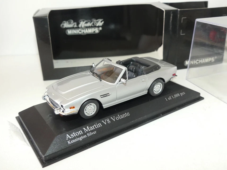 ASTON MARTIN V8 VOLANTE 1987 Gris MINICHAMPS 1:43 - Photo 1/2