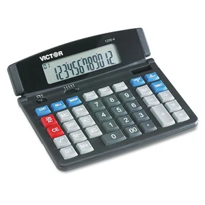 Victor 12004 12-Digit LCD Business Desktop Calculator New - Picture 1 of 2