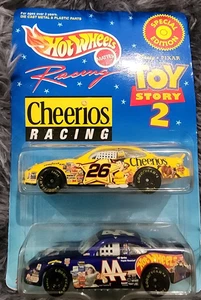 Hot Wheels Racing Toy Story 2 Cheerios #26 & #44 NASCAR 2-Pack 1999 Promo NIP - Picture 1 of 2