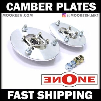 Placas inclinables delanteras MOOKEEH para BMW E46 318 325i 325is M3 para kits Coilover Foto 1 de 4