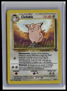 Pokemon Clefable 17/64 Jungle Non-Holo Raro 1999 Wizards - Imagen 1 de 2