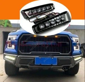Raptor Style Conversion Steel Front Bumper W/LED Fog Lamps For Ford F150 18-20 - Bild 1 von 12