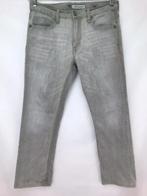 BKE DENIM Jake Straight Mens 31x27 (altered length)  Gray Stretch Jeans - Image 1 of 4