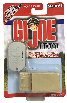 GI Joe Die Cast 1998 Humvee Maisto RELEASED 2001 Hasbro with Dog Tags Vintage - Image 1 of 4