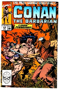 CONAN THE BARBARIAN #239 (VF+) "A Savage Possessed" Copper-Age Comic 1990 Marvel - Picture 1 of 1