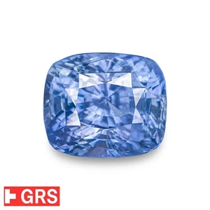 GRS Certified CEYLON Blue Sapphire 9.78 Ct. Natural Untreated CORNFLOWER Rare - Picture 1 of 5