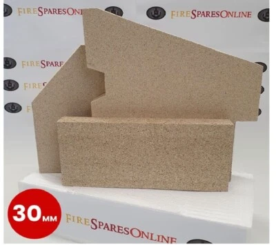30mm Vermiculite Fire brick, cut to size, High Quality Vermiculite Stove Brick - Image 1 of 3