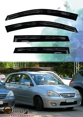 For Suzuki Aerio / Liana Hatchback 2001-2007 Deflector Window Visors Guard Vent - Image 1 of 4
