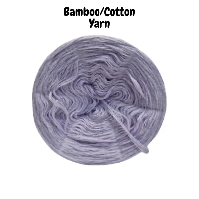 Lilac Bamboo/Cotton Yarn: 50/50 mix / Crochet Yarn / Knitting Yarn / Sustainable - Image 1 of 2