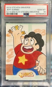 2019 Cryptozoic Steven Universe Artist Sketch by Jeff Sornig 1/1 PSA 10 - Picture 1 of 1