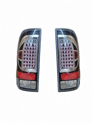 Luces traseras luces de freno LED negras para Ford F150 99-07 F250 F350 1997-2003 Foto 1 de 3