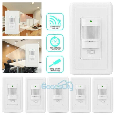110V Motion Sensor Infrared PIR Movement Detector Outdoor Sensor Light Switch