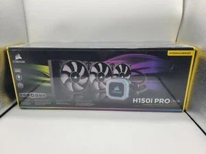 Corsair CW-9060031-WW Hydro Serie H150i Pro RGB 360 mm flüssiger CPU-Kühler, NEU - Bild 1 von 8