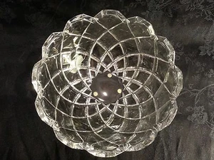 BEAUTIFUL RIEDEL ROUND CRYSTAL BOWL MODERN ART GLASS RARE BOWL SIGNED - Picture 1 of 4