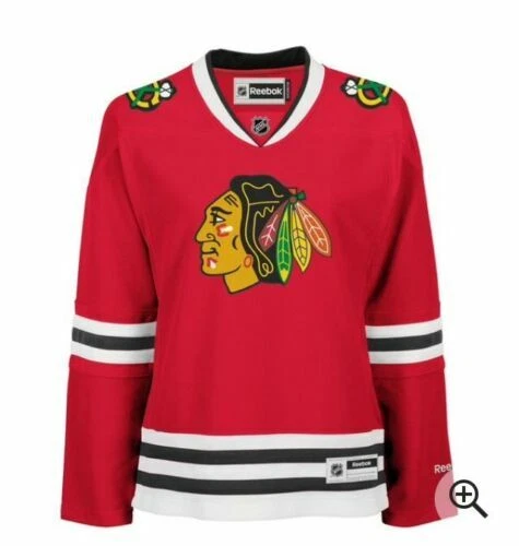 Reebok NHL Women's Chicago Blackhawks Premium Hockey Jersey Red Large