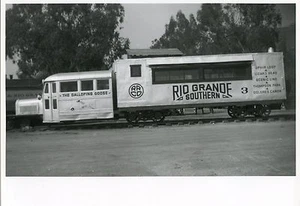 6AA759 (3) RP 1960/70s? RIO GRANDE SOUTHERN RAILROAD GALLOPING GOOSE #3 KNOTTS - Picture 1 of 3