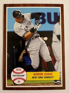 2022 Topps Throwback Thursday TBT SP Photo Variation 1962 AARON JUDGE (PR 31)