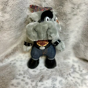 Harley Davidson Motorcycles Plüsch Bulldogge Vintage Play-by-Play Biker Hund 12 Zoll Neu mit Etikett - Bild 1 von 8