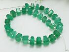 Green Onyx Faceted Tumble,Nugget,Irregular Shape,Loose 8Inch 8-10Mm Necklace