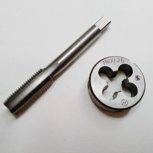 US Stock HSS M11 x 1.25mm Tap & M11 x 1.25mm Die Metric Thread Right Hand M869 - Picture 1 of 3