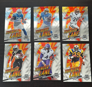 *Lot 6* 2023 Panini Mosaic Thunder Lane Inserts SEE DESCRIPTION
