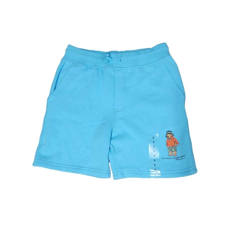 Polo Ralph Lauren BLU ragazzo cotone corto, taglia 9M, nuova con etichetta - Immagine 1 di 1