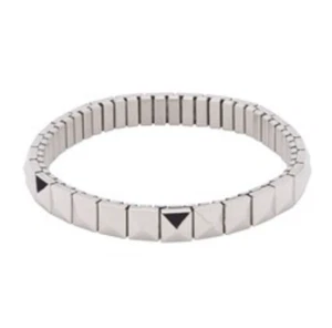ENERGETIX * Magnetarmband * Flex Armband mit Stud-Elementen * S * silbern - Bild 1 von 1