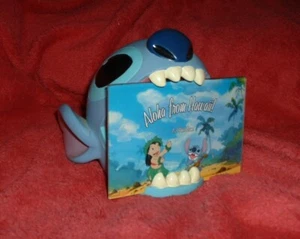 Disney Lilo & Stitch BIG HEAD Open Mouth STITCH Photo Frame/ Biz Card Holder - Picture 1 of 11