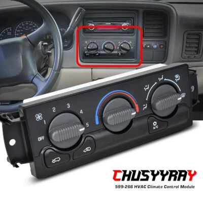 AC Climate Control Module For 2001-2002 GMC Sierra 3500 599-266 - Image 1 of 4